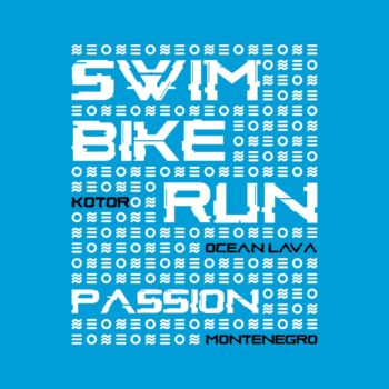 MSE Pamučna majica Muška Ocean Lava Svijetlo plava Swim Bike Run - Image 2