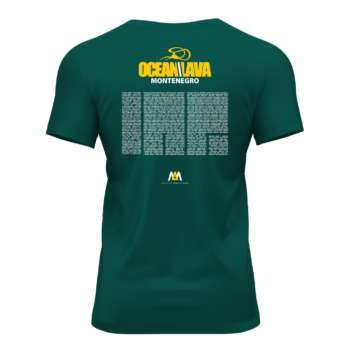 MSE Pamučna majica Muška Ocean Lava Zelena Swim Bike Run - Image 2