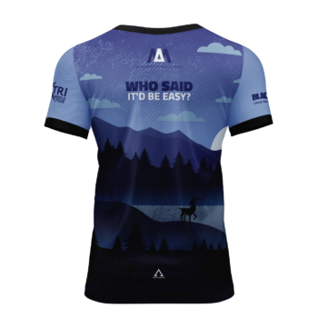 AEROSKIN Tehnička majica Muška Black Lake Plava - Image 2