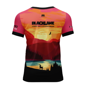 AEROSKIN Tehnička majica Muška Black Lake Narandžasta - Image 2