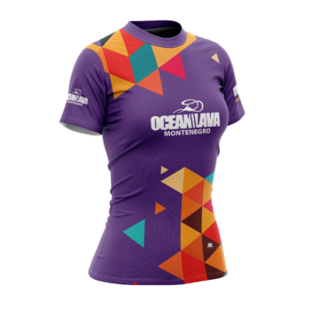 AEROSKIN Tehnička majica Ženska Ocean Lava Ljubicasta