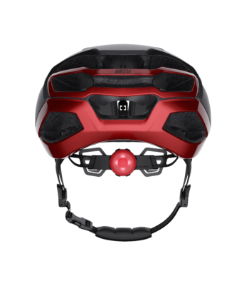 LIMAR Kaciga AIR STAR MATT BLACK CHROME RED - Image 4