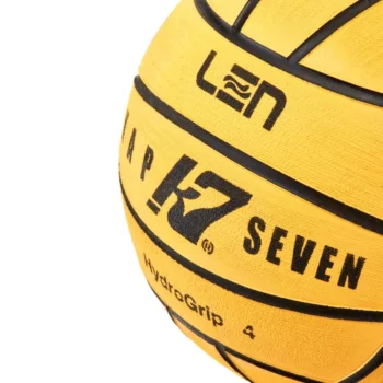 TURBO Vaterpolo lopta KAP7 LEN EURO 2024 Size 4 Yellow - Image 2