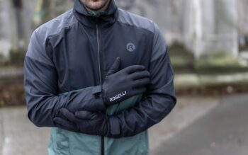 Rogelli Rukavice za trčanje Oakland crne - Image 2