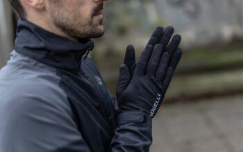 Rogelli Rukavice za trčanje Oakland crne - Image 4