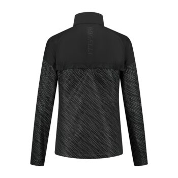 Rogelli Ženska jakna za trčanje Essential HI VIS crna/reflektivna - Image 2