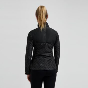 Rogelli Ženska jakna za trčanje Essential HI VIS crna/reflektivna - Image 4