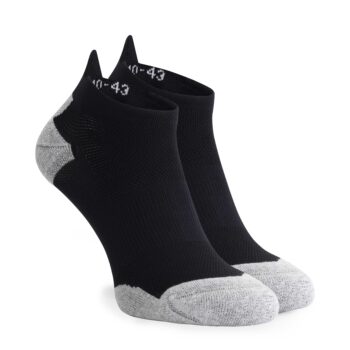 Rogelli Čarape za trčanje Core No Show, pakovanje od 3 para crnih - Image 2