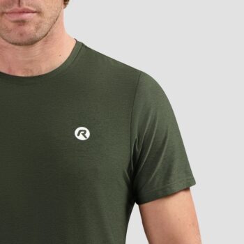 Rogelli Majica za trčanje Essential, maslinasto zelena - Image 5