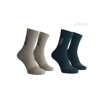 Rogelli Čarape za trčanje Distance 2-pack, plave/taupe