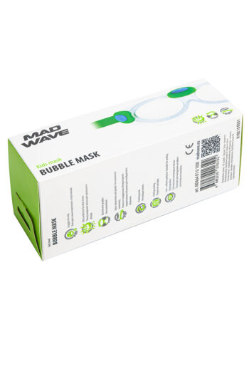 MAD WAVE Dječija maska za plivanje Bubble - blue - Image 4