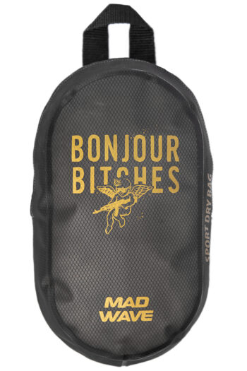 MAD WAVE Vodootporna torba bonjour bitches - Black (3 litra) - Image 2