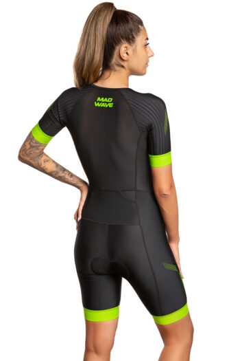 MAD WAVE Ženski triatlon kostim rival sty - Black - Image 3