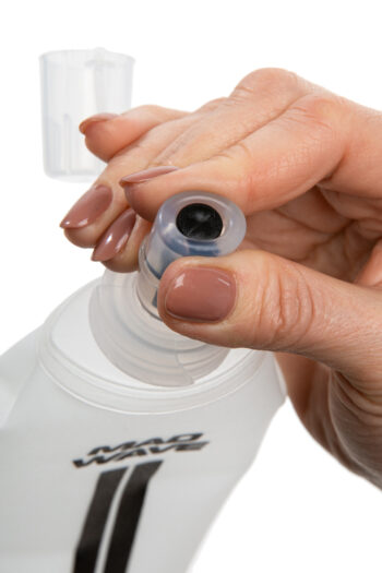 MAD WAVE Sklopiva boca za vodu ultrasoft - White (500 ml) - Image 4