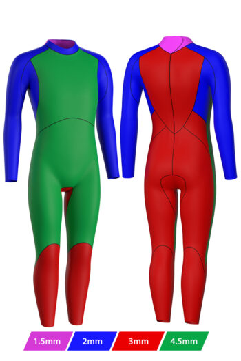 MAD WAVE Muški neoprenski kostim electra smooth skin fls - Black - Image 2