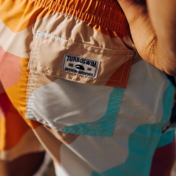 Turbo Muški šorts Turbo Ondes Flower narandžasti - Image 6