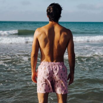 Turbo Muški šorts Turbo Hawaii roze - Image 2