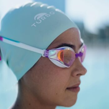 Turbo Naočare za plivanje Marlin Mirror lila-bijele - Univerzalna veličina - Image 8