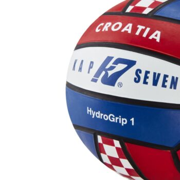 Turbo Vaterpolo lopta Turbo-K7 Hrvatska - veličina 1 crveno/bijela - Image 3