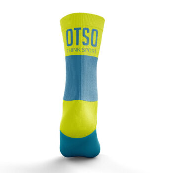 OTSO Srednje multisport čarape - light Blue & fluo Yellow - Image 2