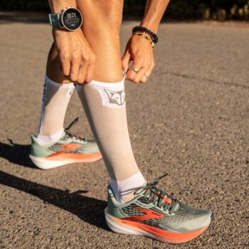 OTSO Ultralight čarape - pure White & silver grey - Image 3