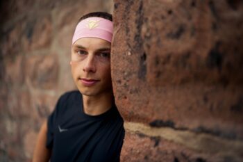 INCYLENCE Traka za glavu v1 light Pink Yellow (uska) - Image 6