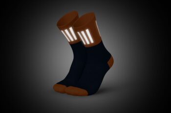 INCYLENCE Čarape high-viz v3 Blue/orange - Image 2