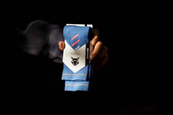 INCYLENCE čarape MERINO RISE BLUE/INFERNO - Image 3