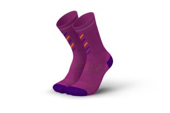 INCYLENCE čarape MERINO RISE MAGENTA/ORANGE