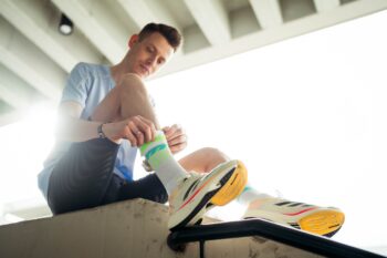 INCYLENCE čarape RUNNING DISRUPTS GREEN/CYAN - Image 5