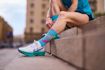 INCYLENCE čarape RUNNING LADDERS BLUE/PINK - Image 6