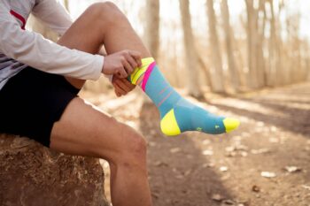 INCYLENCE čarape RUNNING LADDERS BLUE/PINK - Image 3