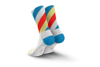 INCYLENCE čarape RUNNING LOOPS WHITE/BLUE/INFERNO - Image 2