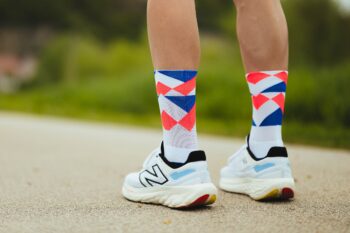 INCYLENCE čarape RUNNING PEAKS ROYAL/INFERNO - Image 4