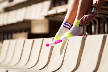 INCYLENCE čarape ULTRALIGHT ELEMENTS SHORT WHITE/PINK - Image 3