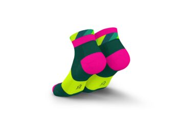 INCYLENCE čarape ULTRALIGHT STRIDES SHORT PETROL/PINK - Image 2