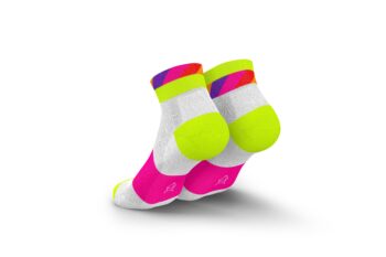 INCYLENCE čarape ULTRALIGHT STRIDES SHORT WHITE/CANARY - Image 2