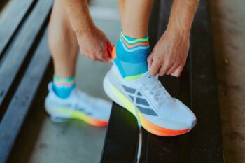 INCYLENCE Čarape ultralight waves short cyan Green - Image 4