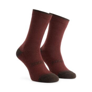 Rogelli Biciklističke Čarape Vuna Merino, 2 Para, Bordo/Braon 36-39 - Image 6