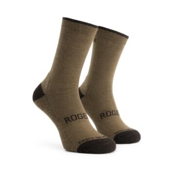 Rogelli Biciklističke Čarape Vuna Merino, 2 Para, Bordo/Braon 36-39 - Image 4