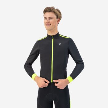 Rogelli Biciklistički Dres Dugih Rukava Core, Crno/Fluo-Žuti, S - Image 3