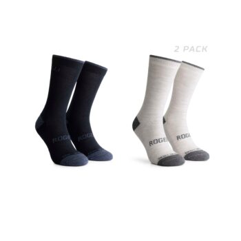 Rogelli Zimske Čarape Vuna Merino, Plava/Pijesak, 2 Para, 36-39 - Image 2