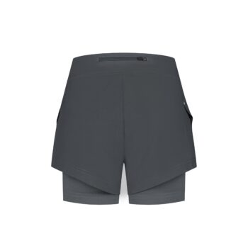 Rogelli Ženski Šorts za Trčanje 2-u-1 Essential, Sivi, S - Image 4