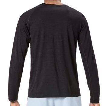 NNormal Majica men's merino long sleeve T-SHIRT Black - Image 3