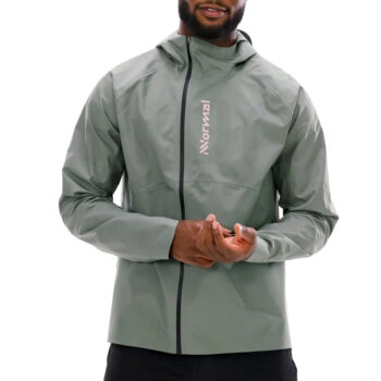 NNormal Jakna trail rain Muska Green