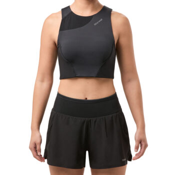 NNormal Sportski top cropped W Black