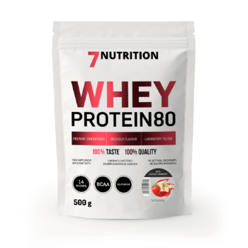 7Nutrition WHEY PROTEIN 80 500G WHITE CHOCOLATE STRAWBERRY
