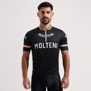 Rogelli Biciklistički dres SS Molteni Black - Image 3