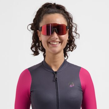 Rogelli Naočare Swift Full Revo - Bio Based Black/Red - Image 4