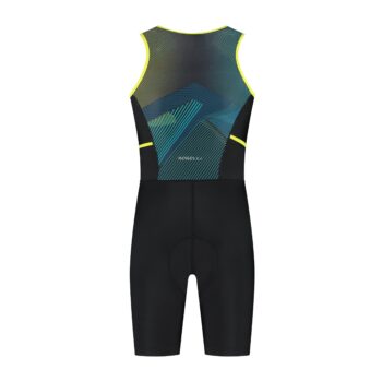 Rogelli Triatlon triko Florida Graphic Blue/Yellow - Image 6
